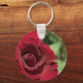 Rote Rose Schlüsselanhänger (Rückseite)