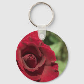 Rote Rose Schlüsselanhänger (Rückseite)
