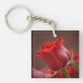 Rote Rose Schlüsselanhänger (Vorderseite)