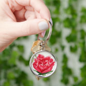 Rote Rose Schlüsselanhänger (Hand)