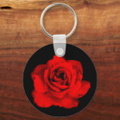 Rote Rose Schlüsselanhänger (Vorderseite)