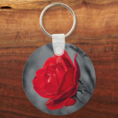 Rote Rose Schlüsselanhänger (Vorderseite)