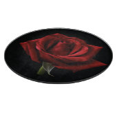 Rote Rose Schneidebrett (Ecke)