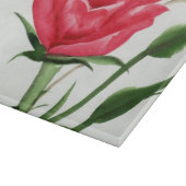 Rote Rose Schneidebrett (Ecke)