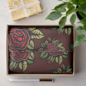 rote Rose Seidenpapier (Geschenk)