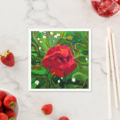 ROTE ROSE SERVIETTE (Beispiel)