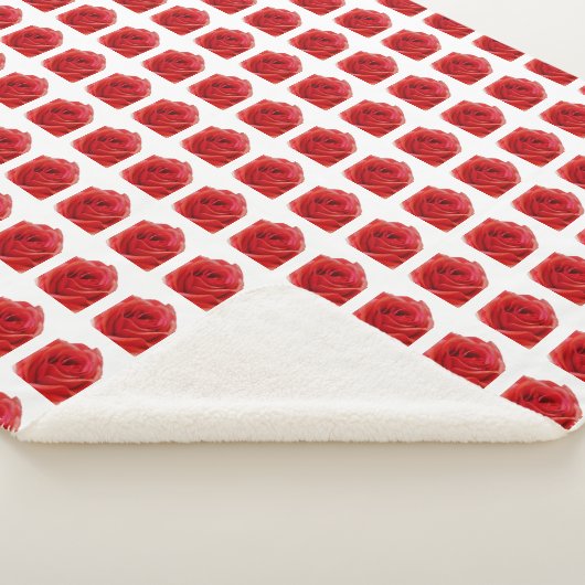 Rote Rose Sherpadecke (3/4)