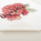 Rote Rose Sherpadecke (3/4)