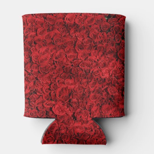 Rote Rose Smash Dosenkühler (Rückseite)