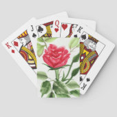 Rote Rose Spielkarten (Rückseite)
