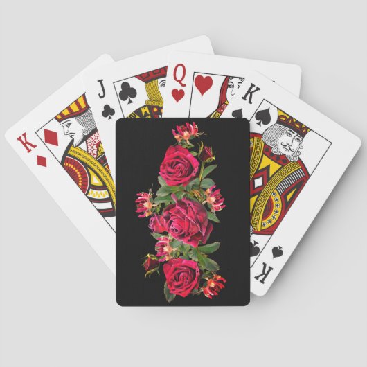 Rote Rose Spielkarten (Rückseite)