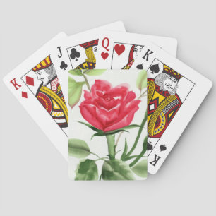 Rote Rose Spielkarten