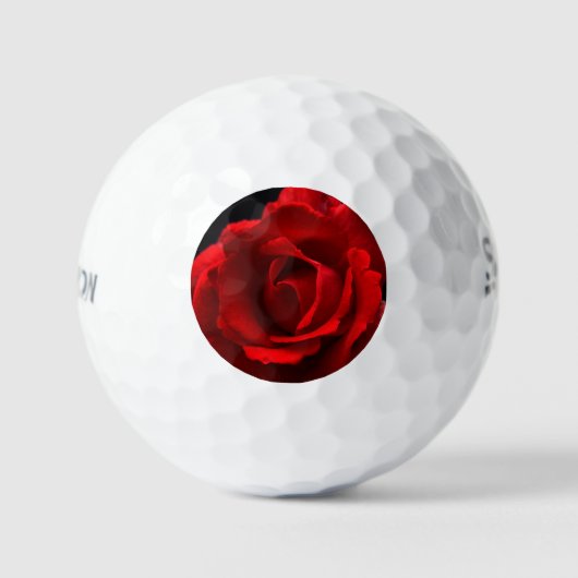 Rote Rose ssf gbcnm Golfball (Vorderseite)