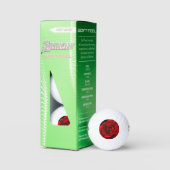 Rote Rose ssf gbcnm Golfball (Verpackung)