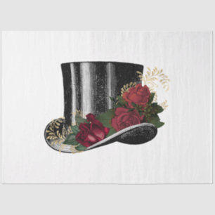 Rote Rose Steampunk Serie Design 2 Seidenpapier