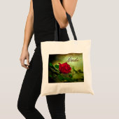 rote Rose Steampunk Tragetasche (Vorderseite (Produkt))