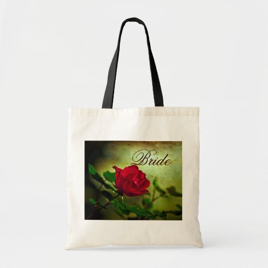 rote Rose Steampunk Tragetasche (Vorne)