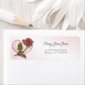 Rote Rose & Stem Floral Fotografie Valentine (Insitu)