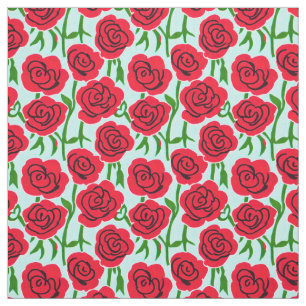 Rote Rose Stoff