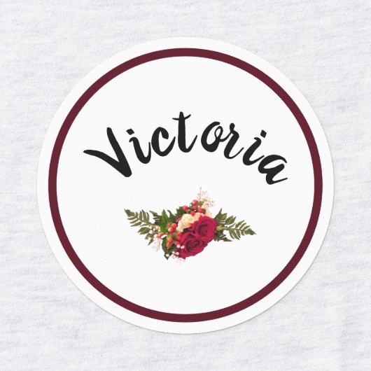 Rote Rose Swagger Etiketten (Design 2)