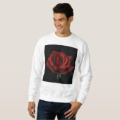 Rote Rose Sweatshirt (Vorne ganz)