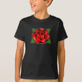 Rote Rose T-Shirt (Vorderseite)