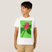 Rote Rose T - Shirt (Vorne ganz)