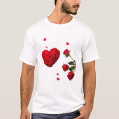 Rote Rose T-Shirt (Vorderseite)