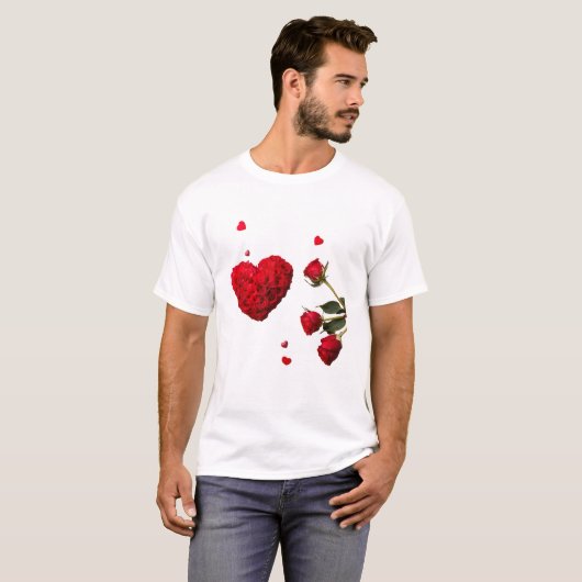Rote Rose T-Shirt (Vorne ganz)