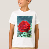 rote Rose T-Shirt (Vorderseite)
