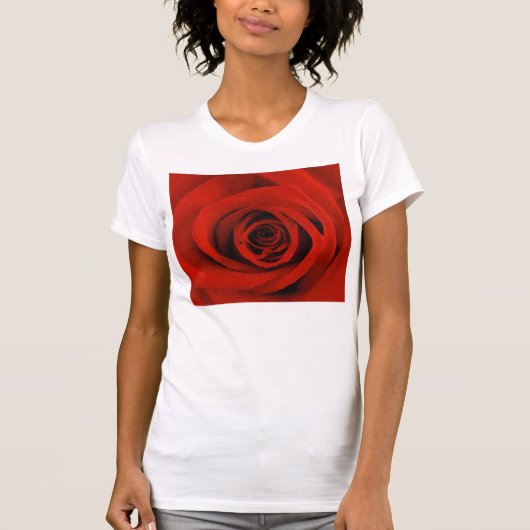 Rote Rose T-Shirt (Vorderseite)