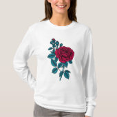 Rote Rose T-Shirt (Vorderseite)