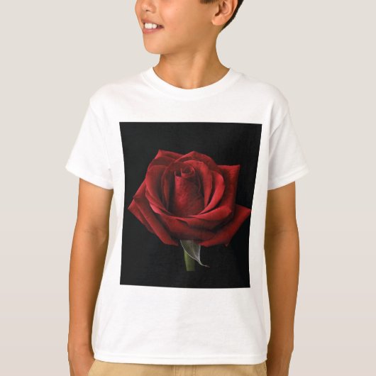 Rote Rose T-Shirt (Vorderseite)