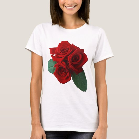 Rote Rose T-Shirt (Vorderseite)
