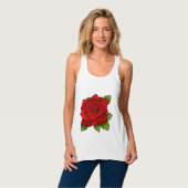 ROTE ROSE T - Shirt (Vorderseite Vollansicht)