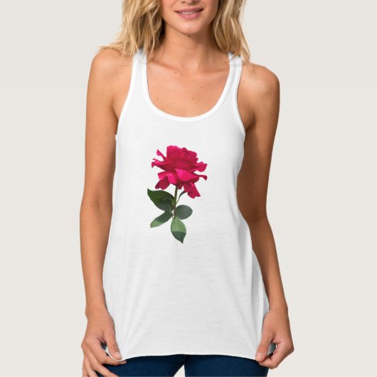 Rote Rose Tank Top (Vorderseite)