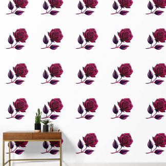 rote Rose Tapete