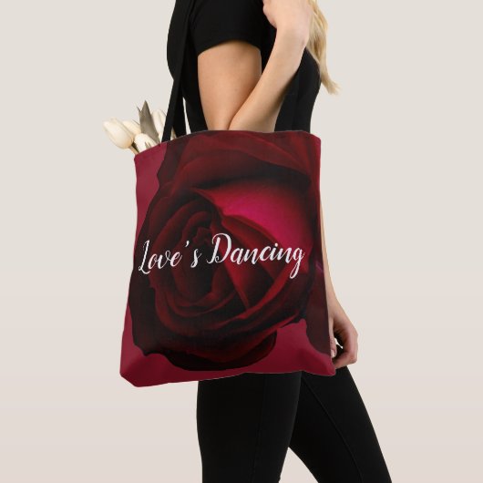 Rote Rose Tasche (Von Nahem)