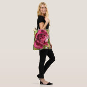 Rote Rose Tasche (Am Model)