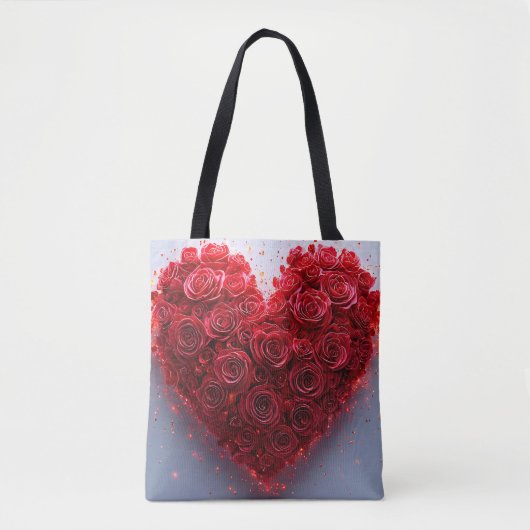 Rote Rose Tasche (Vorderseite)