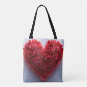 Rote Rose Tasche (Rückseite)