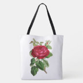 Rote Rose Tasche (Rückseite)