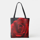Rote Rose Tasche (Rückseite)