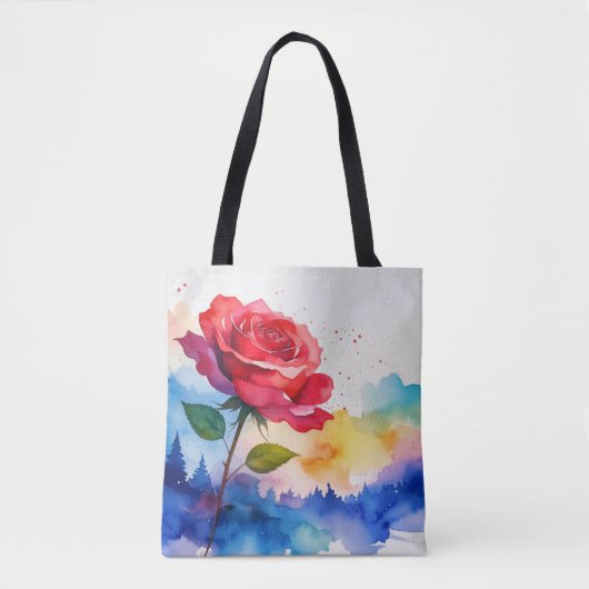 ROTE ROSE TASCHE (Vorderseite)