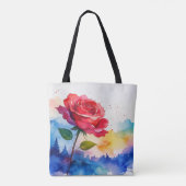 ROTE ROSE TASCHE (Rückseite)