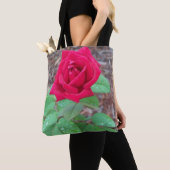 Rote Rose Tasche (Von Nahem)