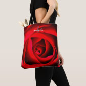 Rote Rose-Tasche Tasche (Von Nahem)