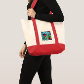 Rote Rose-Tasche Tragetasche (Vorderseite (Produkt))