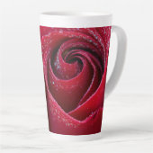 rote Rose Tasse (Rechte Ecke)