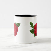 rote Rose Tasse (Mittel)